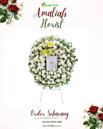 Krans Bunga Duka Cita di Sangrawayang