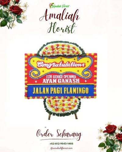 Bunga Papan Congratulation di Sangrawayang
